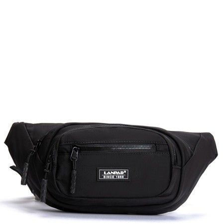 Мужская сумка на пояс Lanpad 61057 black купить недорого в Ты Купи
