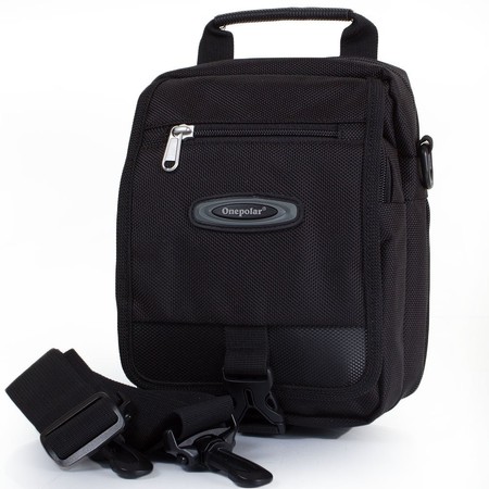 Чоловіча спортивна сумка VONEPOLAR W5077-black-1 купити недорого в Ти Купи