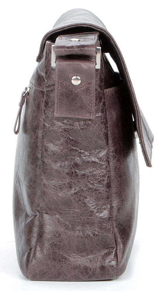 Чоловіча шкіряна сіро-коричнева сумка SHVIGEL 00799 купити недорого в Ти Купи