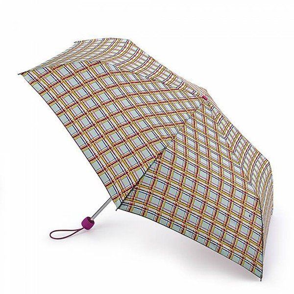 Жіноча механічна парасолька Fulton Superslim-2 L553 - Modern Check купити недорого в Ти Купи