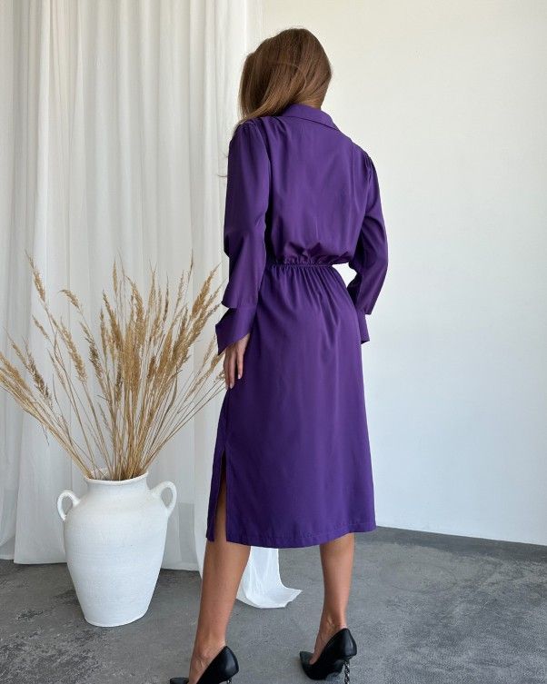 Платье ISSA PLUS 14180 M фиолетовый купить недорого в Ты Купи