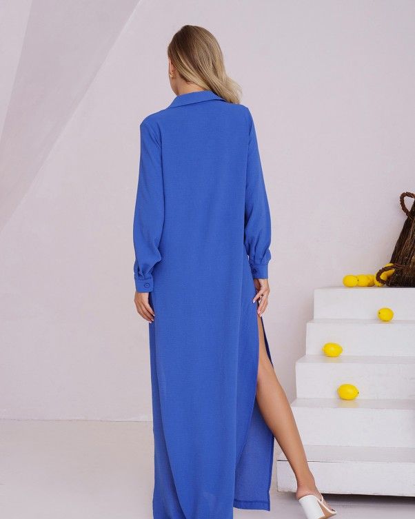 Платье ISSA PLUS 13521 XXL синий купить недорого в Ты Купи
