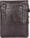 Чоловіча шкіряна сумка Vintage 14554 Темно-коричневий