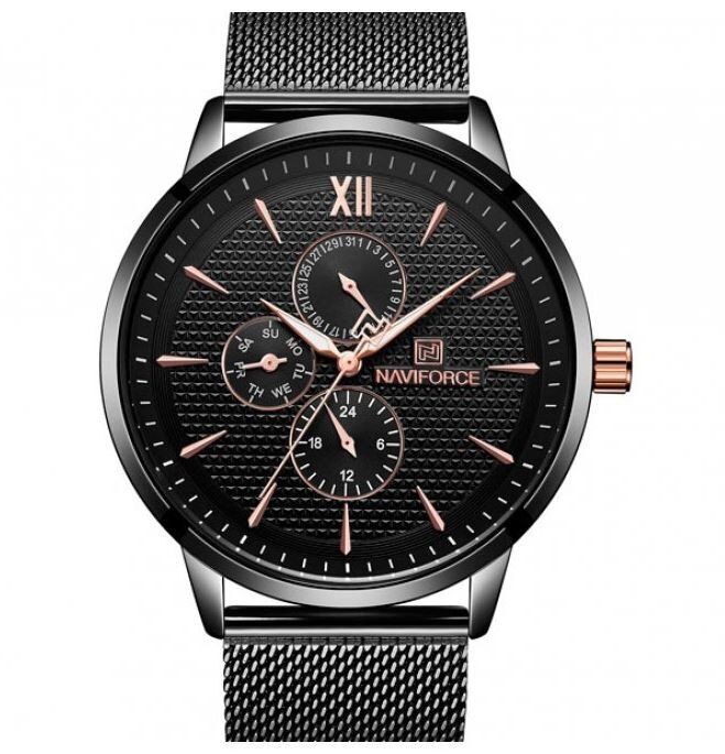 Мужские спортивные часы NAVIFORCE BUSINESS STEEL NF3003 1292 купить недорого в Ты Купи