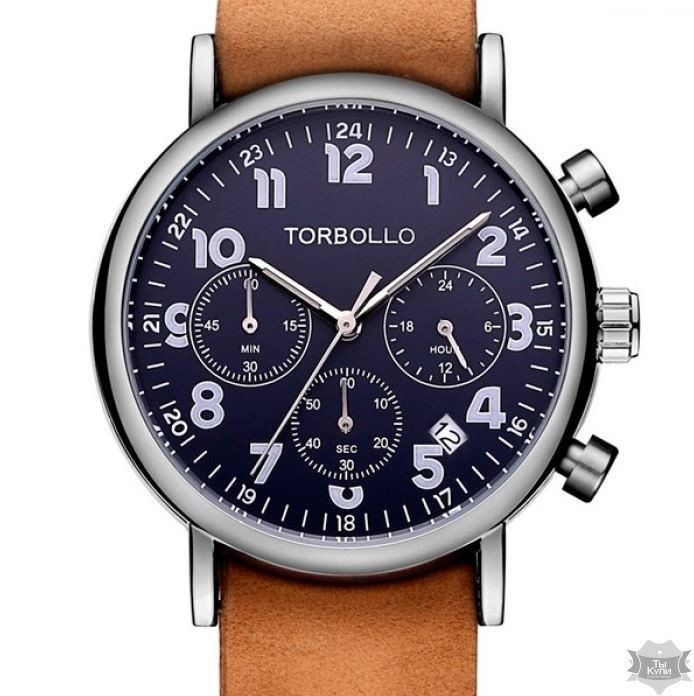Чоловічий наручний годинник Torbollo Vintage (+1098) купити недорого в Ти Купи