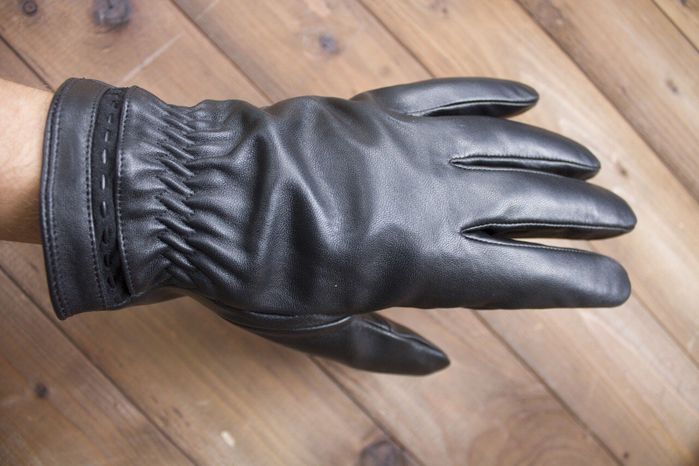 Мужские сенсорные кожаные перчатки Shust Gloves 931s3 купить недорого в Ты Купи