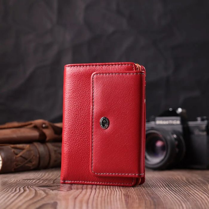 Женский комбинированный кожаный кошелек ST Leather 22503 купить недорого в Ты Купи