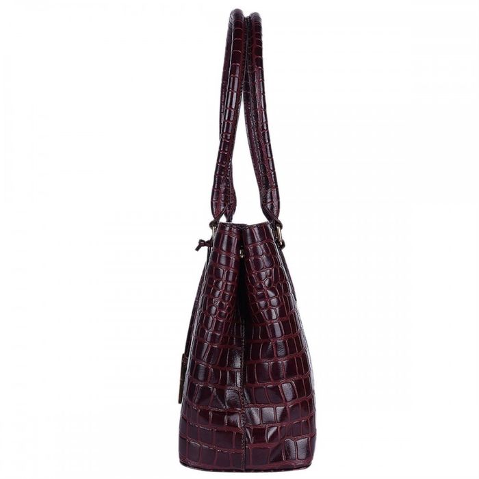 Женская кожаная сумка Ashwood C54 Bordo (Бордовый) купить недорого в Ты Купи