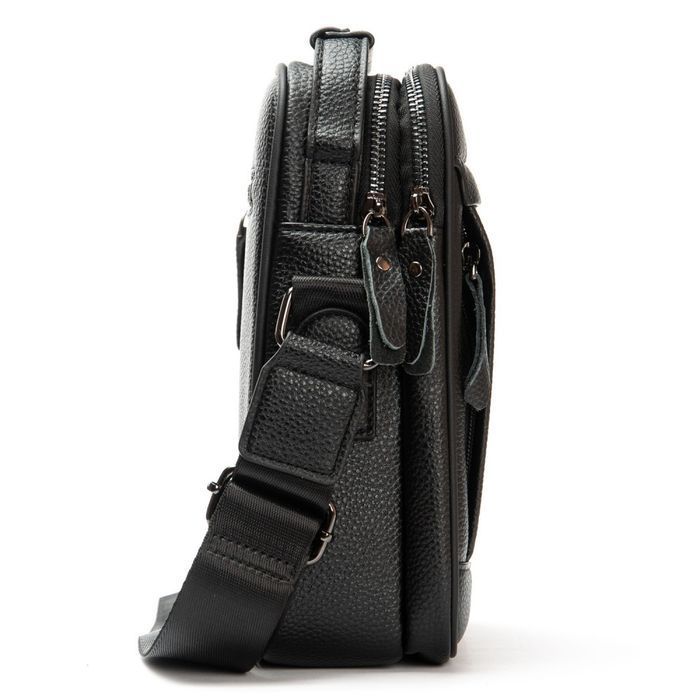 Мужская сумка-планшет из экокожи DR. BOND 3003-1 black купить недорого в Ты Купи