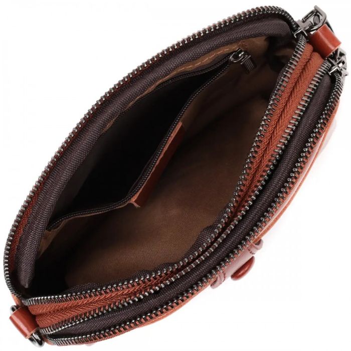Молодежная женская кожаная сумка через плечо Vintage 22419 купить недорого в Ты Купи