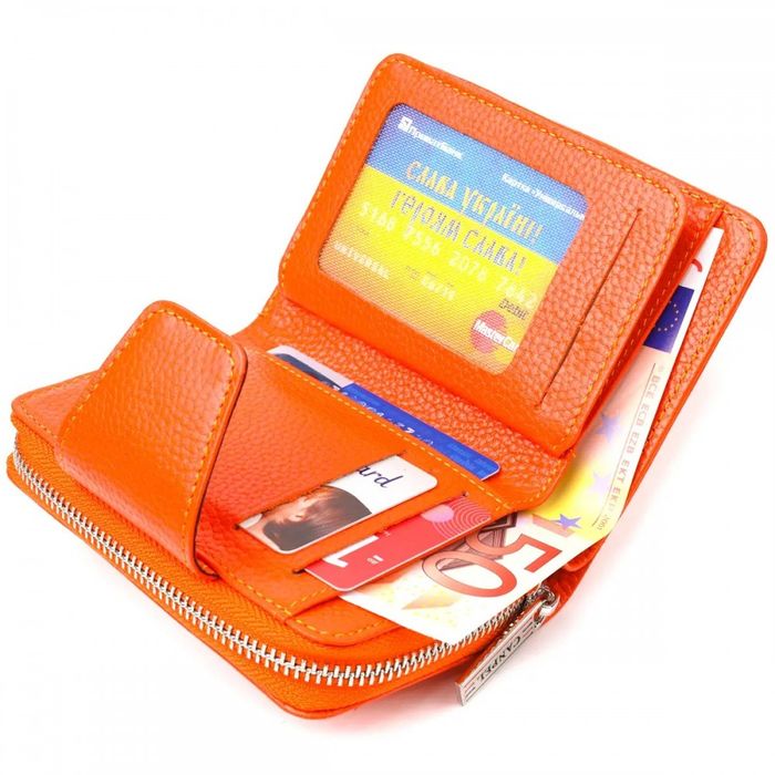 Жіночий шкіряний гаманець canpellini 21602 купити недорого в Ти Купи
