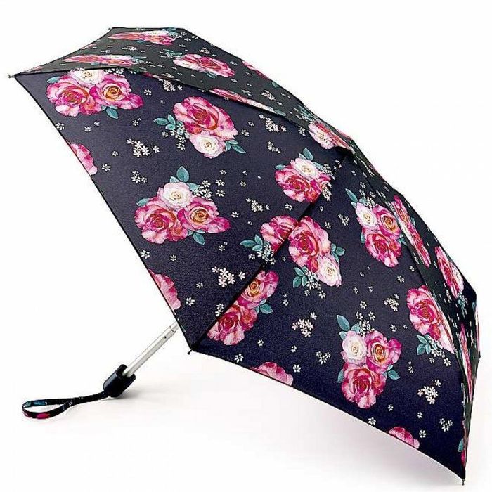 Механічна жіноча парасолька Fulton Tiny-2 L501 Trio Roses (Тріо Рози) купити недорого в Ти Купи