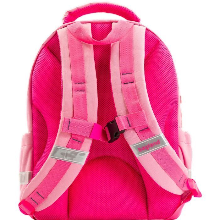 Рюкзак шкільний Bagland Butterfly 21 л. рожевий 1140 (0056566) купити недорого в Ти Купи