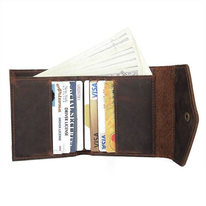 Чоловіче портмоне з натуральної шкіри Vintage 14962 купити недорого в Ти Купи