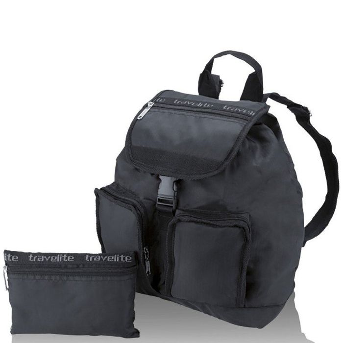 Рюкзак унисекс черный Travelite MINIMAX/Black TL000560-01 купить недорого в Ты Купи