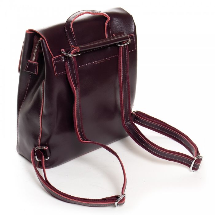 Женская кожаная сумка рюкзак ALEX RAI 03-09 18-377 wine-red купить недорого в Ты Купи