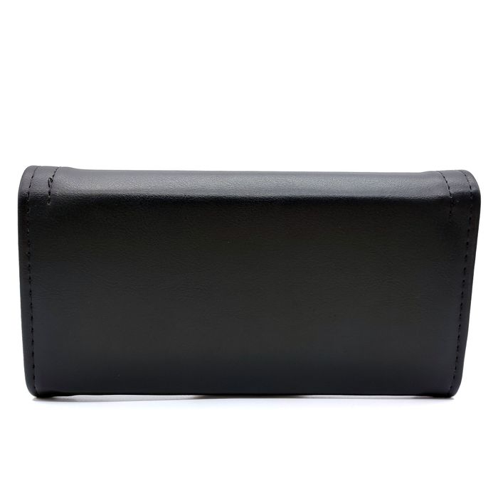 Жіночий чорний гаманець з екошкіри FM-0213b купити недорого в Ти Купи