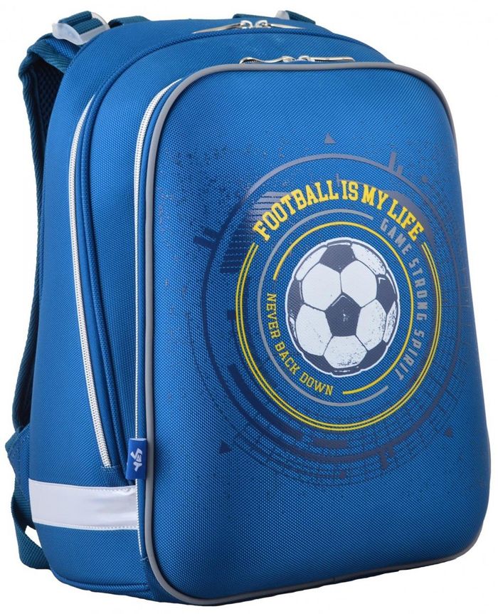Школьный каркасный рюкзак 1 Вересня 29х38х15 см 16 л для мальчиков H-12 Football (554593) купить недорого в Ты Купи