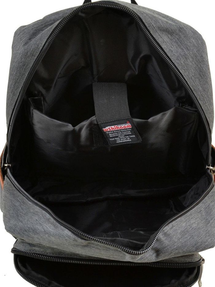 Сірий міської рюкзак з нейлону Witzman 331 grey купити недорого в Ти Купи