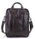 Чоловіча шкіряна сумка-рюкзак Vintage 14068 Темно-сірий