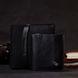 Шкіряний чоловічий гаманець ручної роботи GRANDE PELLE 11643, Чорний