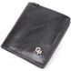 Шкіряний чоловічий гаманець ручної роботи GRANDE PELLE 11643, Чорний