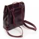 Женская кожаная сумка рюкзак ALEX RAI 03-09 18-377 wine-red
