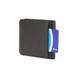 Кожаный мужской кошелек Visconti VSL35 Trim c RFID (Black-Cobalt)