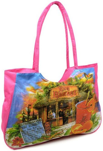 Пляжна сумка PODIUM 1342 light-pink купити недорого в Ти Купи