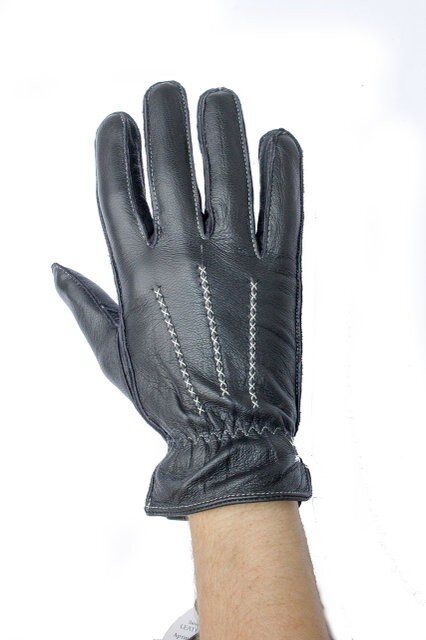 Мужские кожаные перчатки Shust Gloves 754 купить недорого в Ты Купи
