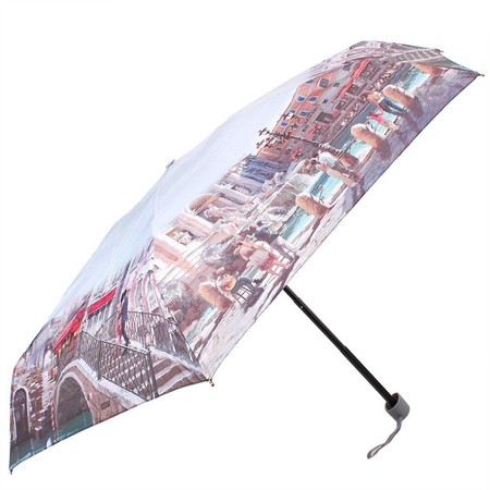 Жіноча компактна полегшена механічна парасолька LAMBERTI z75116-l1806a-0pb2 купити недорого в Ти Купи