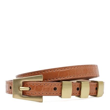 Женский кожаный ремень 1FP9295br-brown купить недорого в Ты Купи