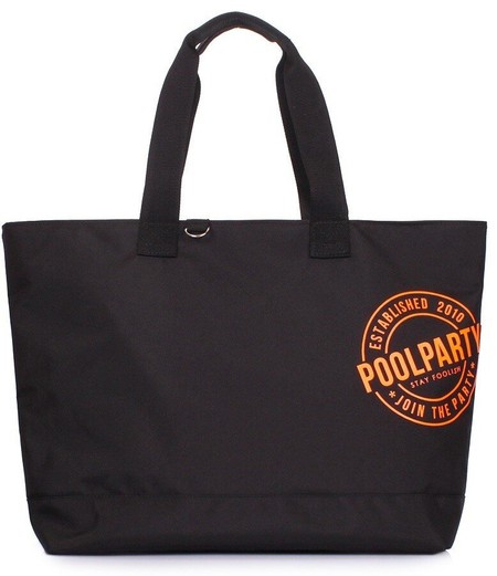 Женская тканевая сумка POOLPARTY Riot black купить недорого в Ты Купи