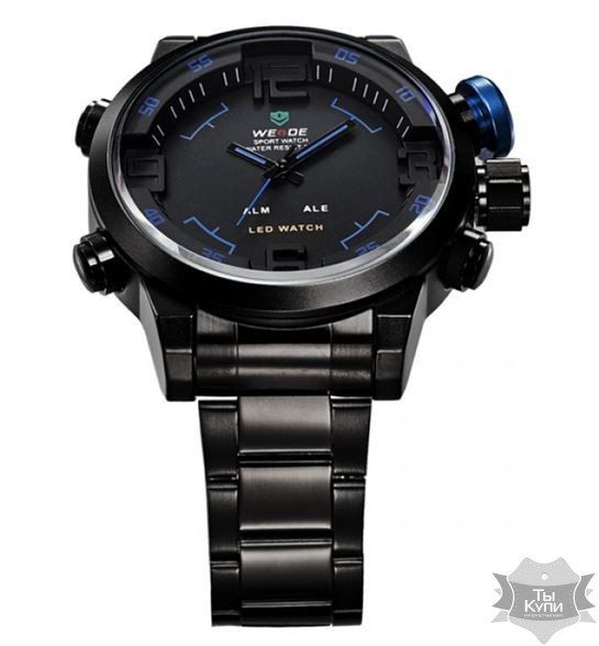 Мужские спортивные часы Weide Sport Blue (12101) купить недорого в Ты Купи