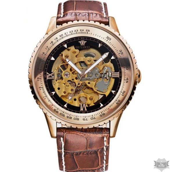 Мужские наручные часы скелетон Ouwei Royal (1163) купить недорого в Ты Купи