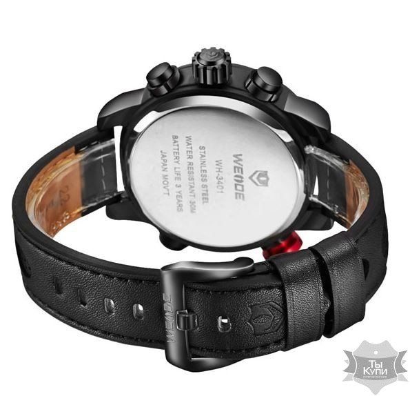 Мужские спортивные часы Weide Premium Red (1299) купить недорого в Ты Купи