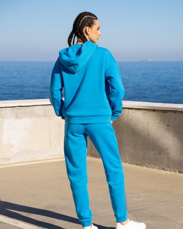 Спортивний костюм ISSA PLUS 13601 S блакитний купити недорого в Ти Купи