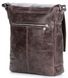 Мужская кожаная серо-коричневая сумка SHVIGEL 00796