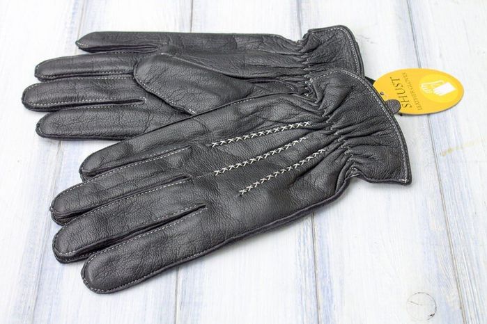 Чоловічі шкіряні рукавички Shust Gloves 754 купити недорого в Ти Купи