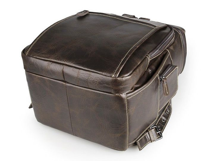 Мужской кожаный рюкзак John McDee JD7202Q купить недорого в Ты Купи