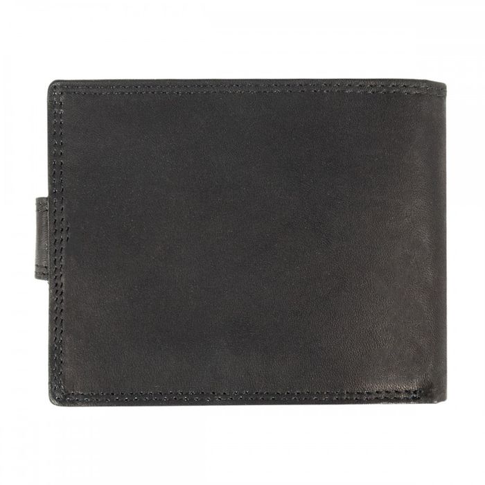 Английский мужской кожаный кошелек JCB NC42MN Black (Черный) купить недорого в Ты Купи