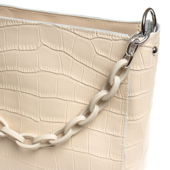 Женская кожаная сумка классическая ALEX RAI 07-02 9704 L-beige купить недорого в Ты Купи