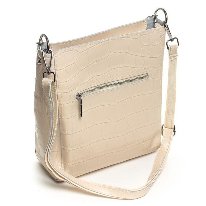 Жіноча шкіряна сумка класична ALEX RAI 07-02 9704 L-beige купити недорого в Ти Купи