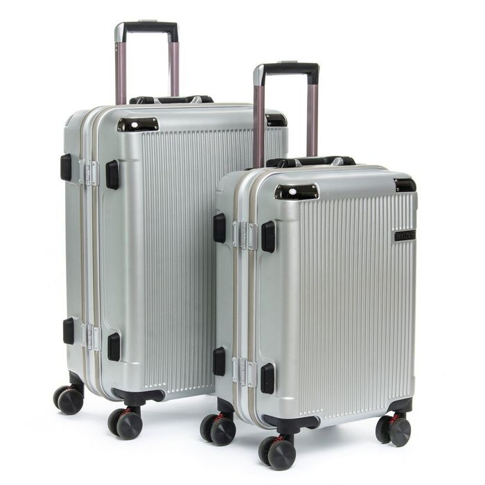 Комплект чемоданов 2/1 ABS-пластик PODIUM 04 silver замок 31490 купить недорого в Ты Купи
