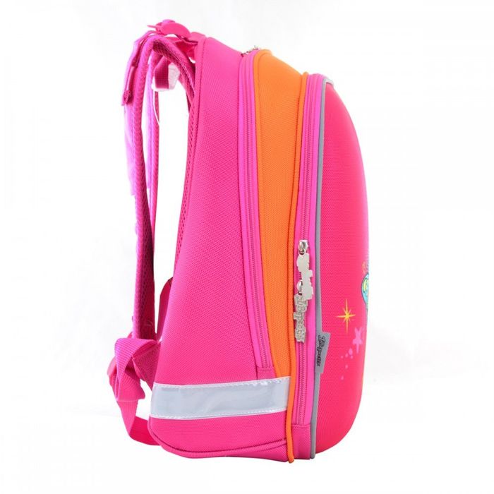 Школьный каркасный рюкзак 1 Вересня 29х38х15 см 16 л для девочек H-12 Butterfly blue (554579) купить недорого в Ты Купи