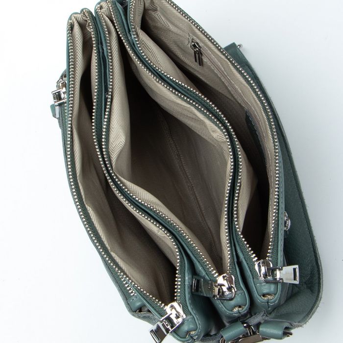 Женская кожаная сумка ALEX RAI 3016 blue-green купить недорого в Ты Купи