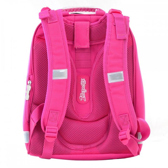 Шкільний каркасний рюкзак 1 Вересня 29х38х15 см 16 л для дівчаток H-12 Butterfly blue (554579) купити недорого в Ти Купи