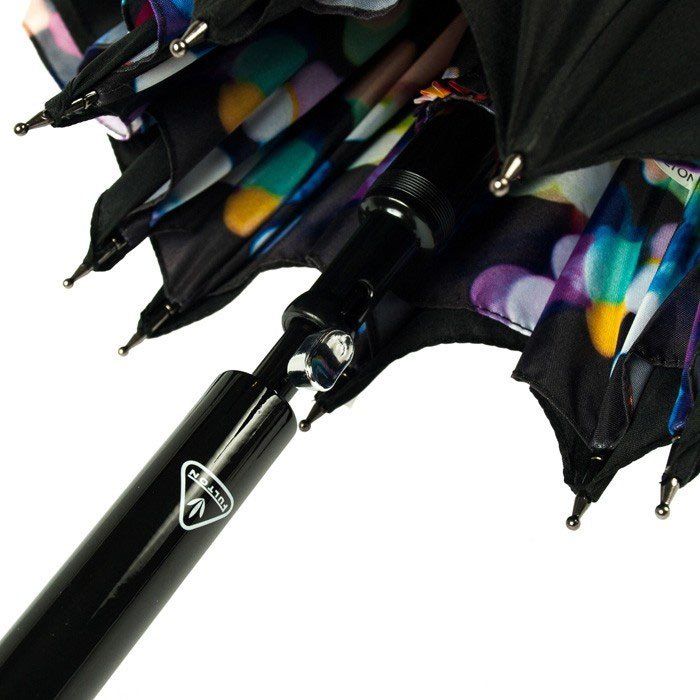 Женский зонт-трость полуавтомат Fulton Bloomsbury-2 L754 - Digital Lights (Цифровые огни) купить недорого в Ты Купи