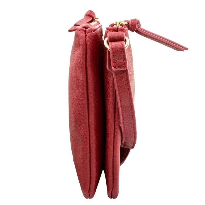 Жіноча сумка-клатч зі шкірозамінника AMELIE GALANTI a991508-red купити недорого в Ти Купи