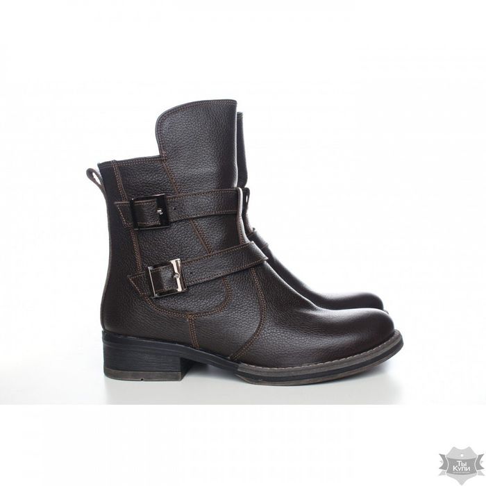 Кожаные женские демисезонные ботинки Villomi Tera-01k купить недорого в Ты Купи